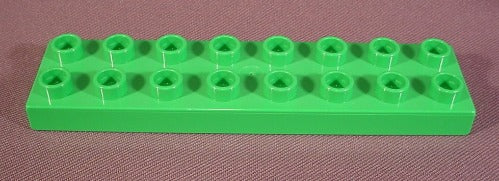 Lego Duplo 44524 Bright Green 2X8 Plate, 5" Long, Thomas The Tank