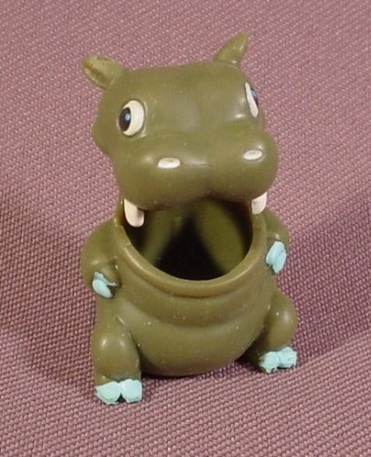 Mighty Beanz Original Bodz, #270 Dark Green Hippo Bod, 2003 - 2004