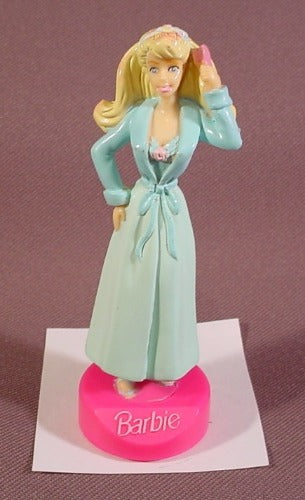 Barbie In Light Blue Dress Figure Rubber Stamp, 1 1/4" Across, 3 3/