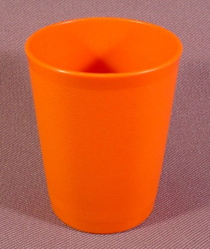 Tupperware Tuppertoys Mini Orange Tumbler Cup, 2 3/8" Tall
