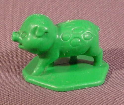 Tupperware Tuppertoys Replacement Green Pig Figure For Busy Blocks,