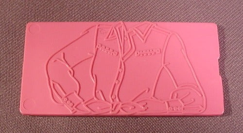 Replacement Dark Pink Tomy Fashion Plate, 1 3/8" By 2 3/4" Double