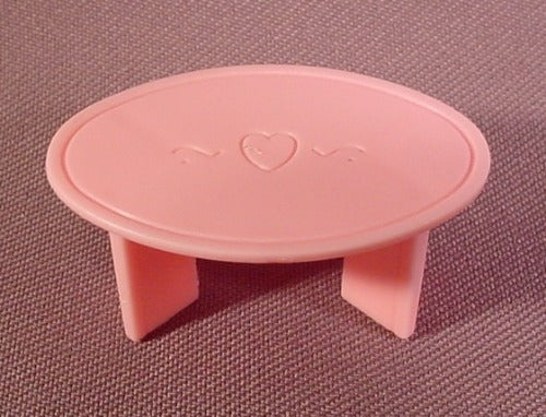 Fisher Price Precious Places Pink Oval Table With Heart Imprint, 1