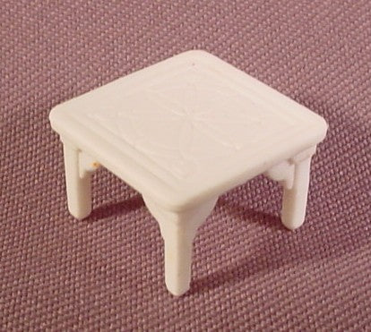 Fisher Price Precious Places White Square Table, 9/16" Tall, 7/8" S