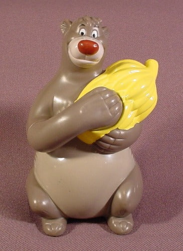 Mcdonalds Disney Jungle Book Baloo Candy Dispenser Toy, 1997, 4 1/4