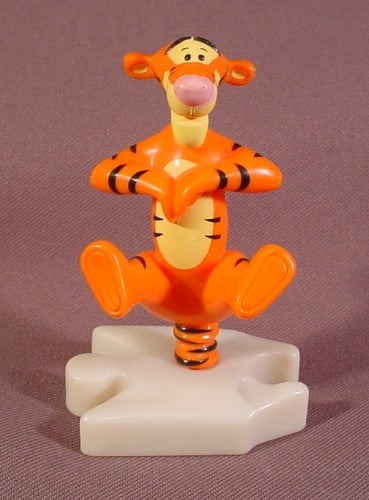 Disney Winnie The Pooh Tigger Figure On Puzzle Base, 3 1/2" Tall