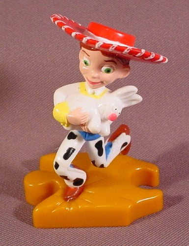 Disney Toy Story Jessie Figure On Puzzle Base, 3 1/4" Tall, 2000 Mc