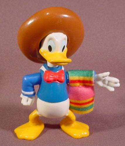 Disney Donald Duck Figure, 3 1/4" Tall, 1996 Mcdonalds Disney Maste