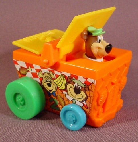 Hanna-Barbera Yogi Bear In Wacky Racing Rolling Picnic Basket Toy