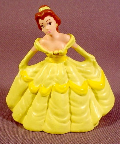 Disney Beauty & The Beast Belle PVC Figure, Curtsey, 2 1/2" Tall