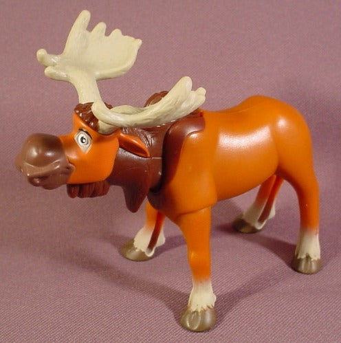 Mcdonalds 2003 Brother Bear Tuke Bobblehead Moose Figure Toy, 4" Ta