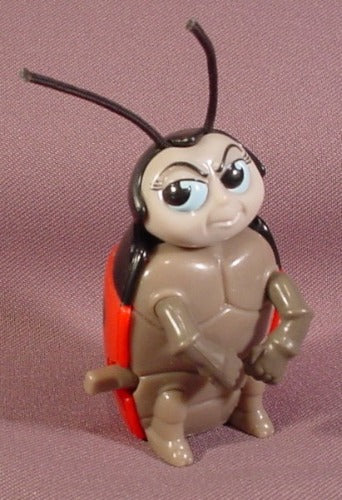 McDonalds 1998 A Bug's Life Wind-Up Francis The Ladybug Figure Toy