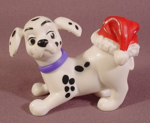Mcdonalds 101 Dalmatians, Dog With Christmas Santa Hat On Rump, 102