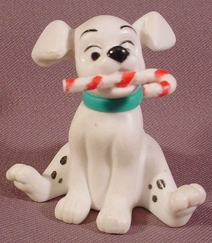 Mcdonalds 101 Dalmatians, Dog With Christmas Candy Cane In Mouth, 1