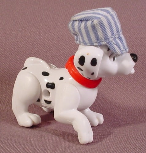 Mcdonalds 101 Dalmatians, Dog In Cloth Train Engineer Hat, 102