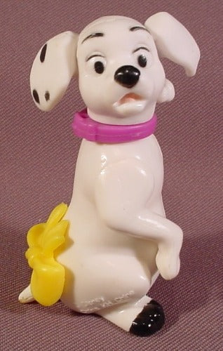 Mcdonalds 101 Dalmatians, Dog With Yellow Christmas Bow On Tail, 10