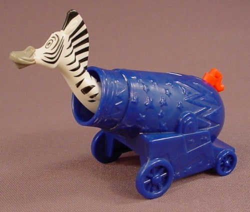 Madagascar Marty The Zebra In A Cannon Toy