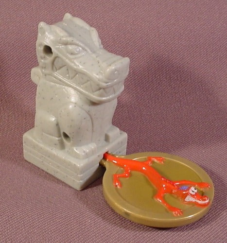 Mcdonalds 1998 Disney Mulan, Mushu With Launching Disc, 2 1/2" Tall