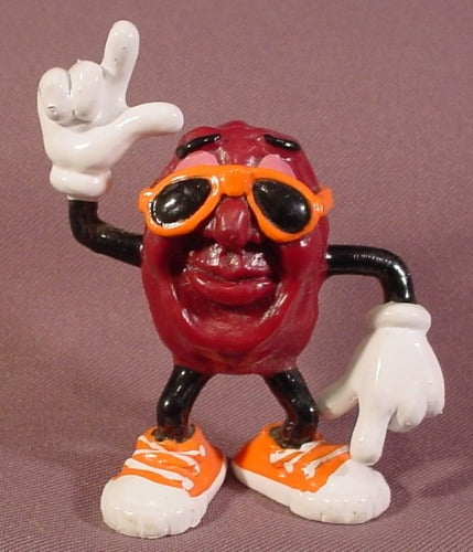 California Raisins PVC Figure With Orange Sunglasses & Raised Hand