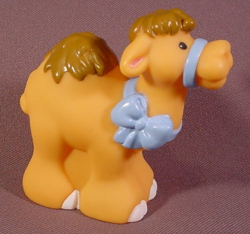 Fisher Price Little People 2001 Camel With Blue Ribbon For 77984 Ba