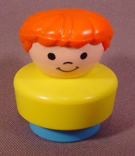 Fisher Price Chunky Little People 1990 Dolly Female Girl Red Hair
