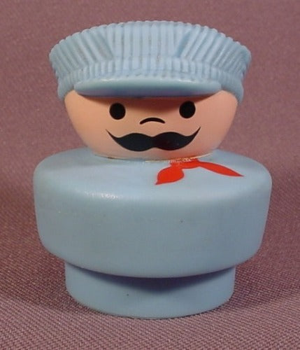 Fisher Price Chunky Little People 1990 Train Engineer