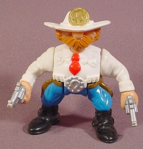 Fisher Price 1996 Sheriff Cowboy Figure 2 Pistols 77052