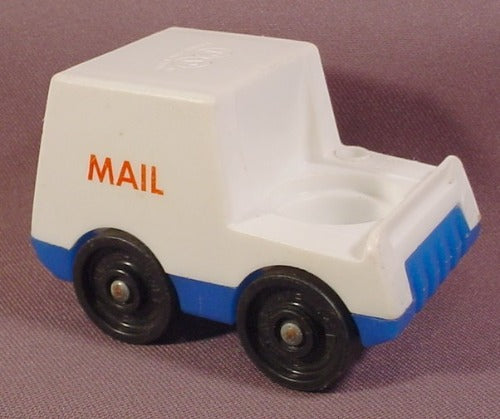 Fisher Price Vintage Mail Truck, Red "Mail" On The Sides