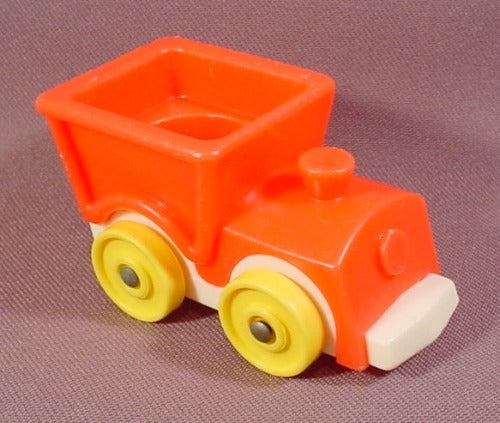 Fisher Price Vintage Red Train Engine, Yellow Wheels, 656