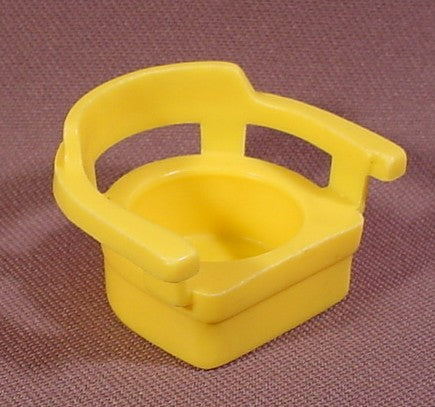 Fisher Price Vintage Yellow Captain's Kitchen Chair
