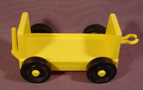 Fisher Price Vintage Yellow Luggage Tram Car, 933 996 Play Family