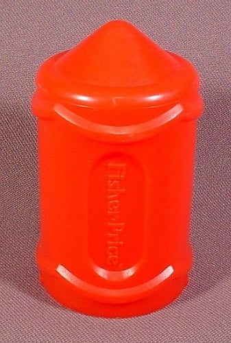Fisher Price Pretend Red Crayon, 3 1/4" Tall, 1 3/4" Across