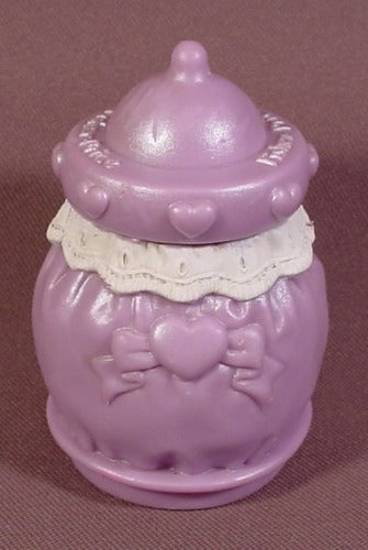 Fisher Price Light Purple Fancy Baby Doll Bottle Lace Trim & Heart