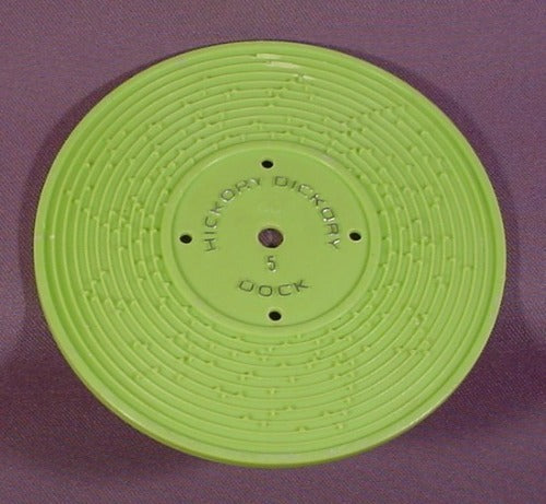 Fisher Price Record Green #5 Hickory Dickory Dock & Edelweiss, 995
