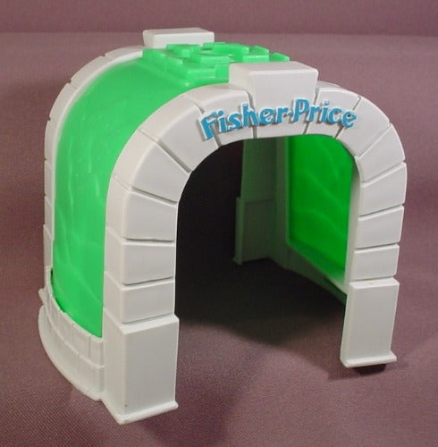 Fisher Price Flip Track Grey & Green Tunnel, 4 1/2" Tall, 5 1/2" Wi