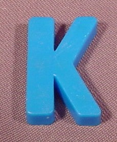 Fisher Price Magnetic Letter Blue "K", #176 School Days Desk