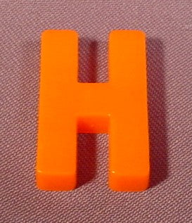 Fisher Price Magnetic Letter Orange "H", #176 School Days Desk