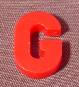 Fisher Price Magnetic Letter Red "G", #176 School Days Desk