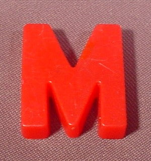 Fisher Price Magnetic Letter Red "M", #176 School Days Desk