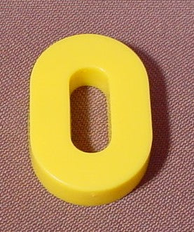 Fisher Price Magnetic Letter Yellow "O", #176 School Days Desk
