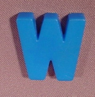 Fisher Price Magnetic Letter Blue "W", #176 School Days Desk