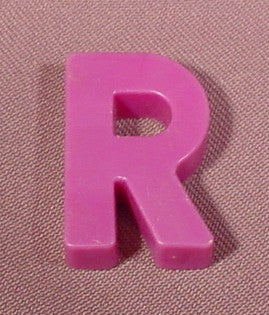 Fisher Price Magnetic Letter Purple "R", #176 School Days Desk