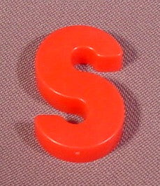 Fisher Price Magnetic Letter Red "S", #176 School Days Desk