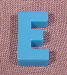 Fisher Price Magnetic Letter Blue "E", #176 School Days Desk