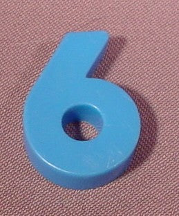Fisher Price Magnetic Number Blue "6" Or "9", #176 School Days Desk