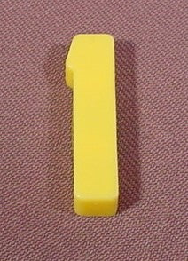 Fisher Price Magnetic Number Yellow "1", #176 School Days Desk