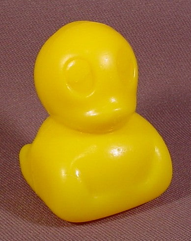 Fisher Price Chunky Dark Yellow Duck With Square Base, #120 Tub Tug