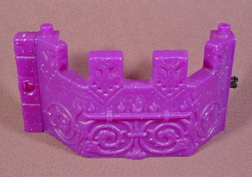 Fisher Price Imaginext Purple Stone Castle Battlement With Scroll D