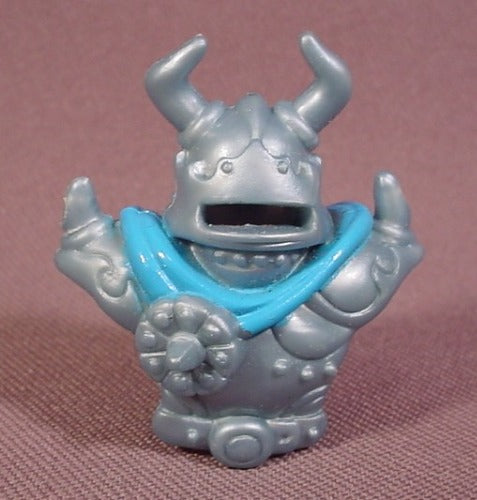 Fisher Price Imaginext Silver & Blue Armor Cowl With Blue Cape