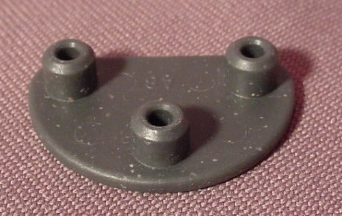 Fisher Price Imaginext Black Flat Plate Triple Snap On Connector